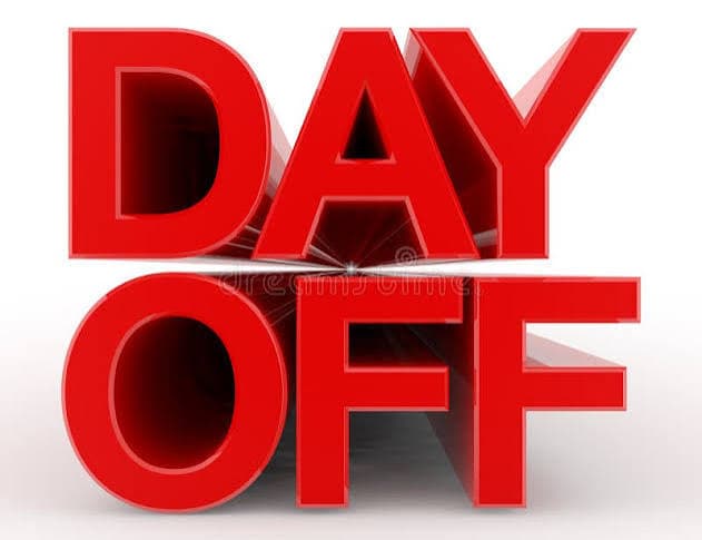 Taking the day off ... PLZ don't yell at me!