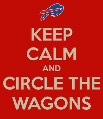 Circle the wagons, in the 1st Q, then take a nap!